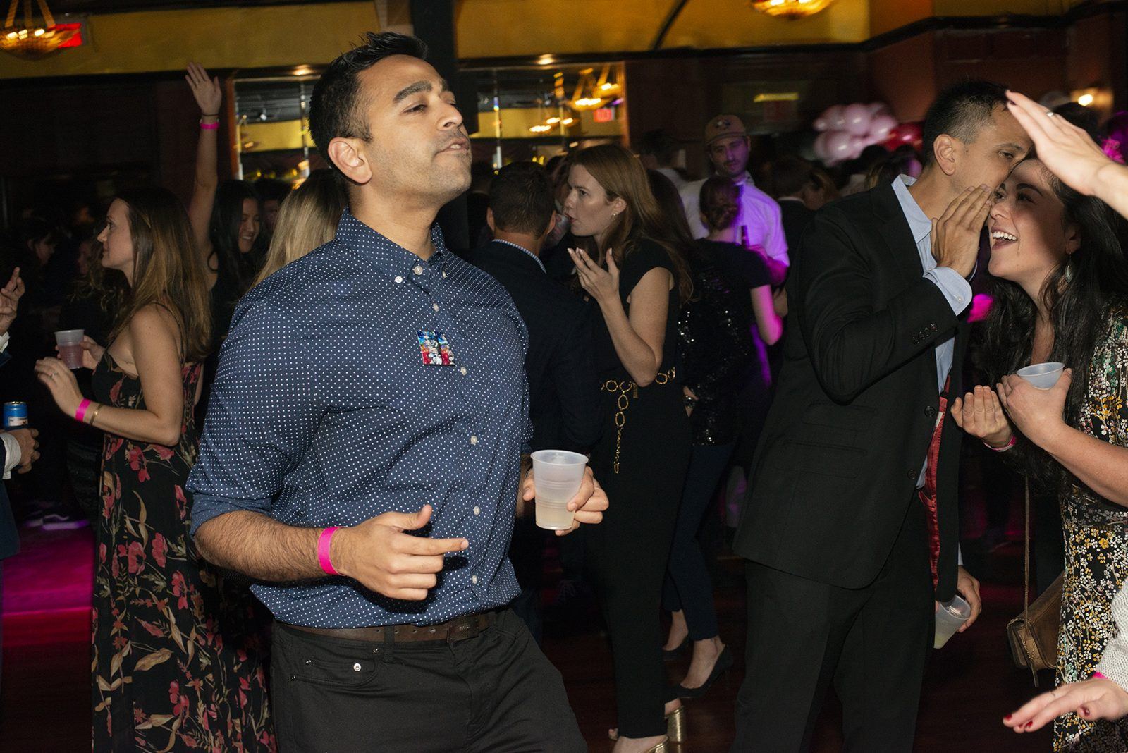 Guests dancing at the NYC Gayla