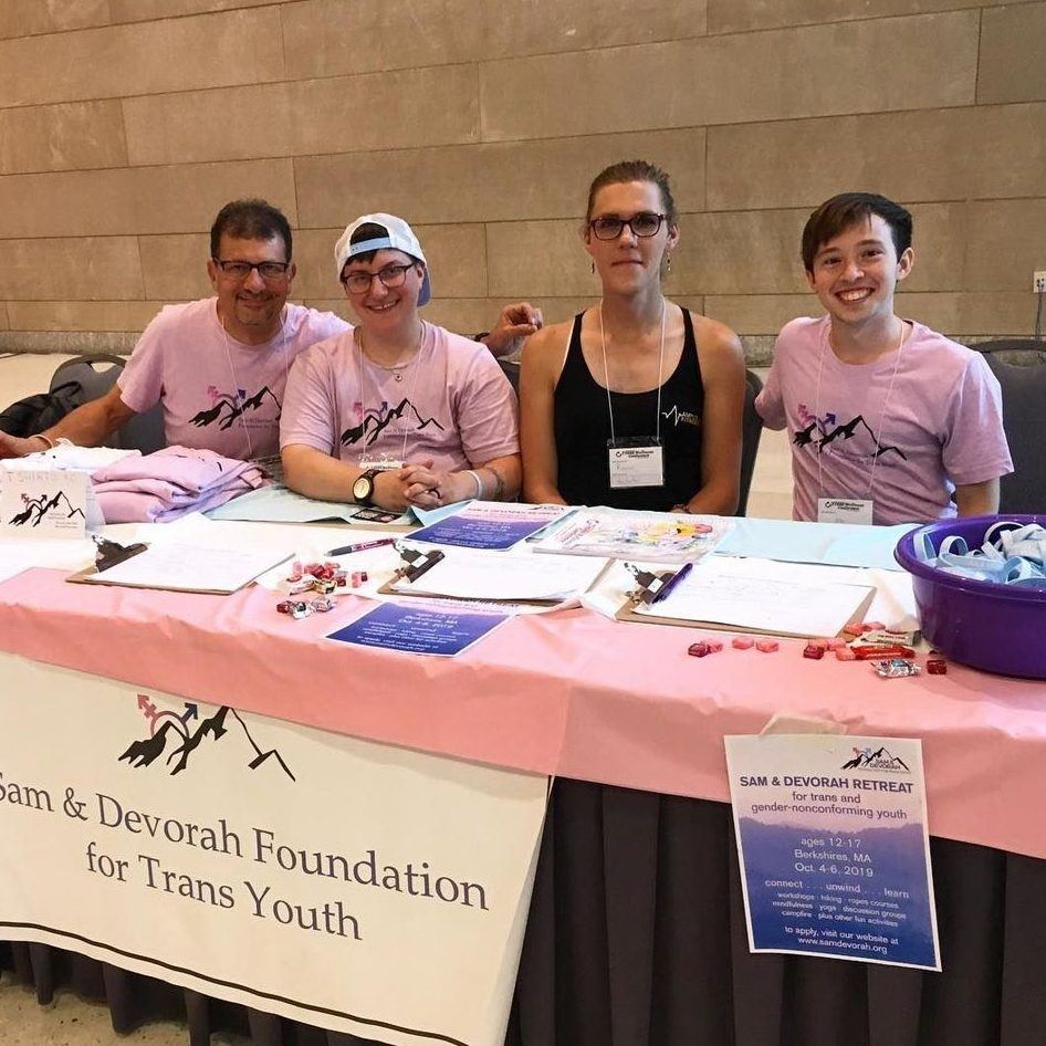Sam and Devorah Foundation volunteers at their table